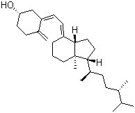 structure of CAS# 511-28-4, Vitamin D4;22,23-Dihydroercalciol; 22,23-Dihydroergocalciferol; 22,23-Dihydrovitamin D2; 24S-Methylcalciol; (1S,3Z)-4-methylene-3-[(2E)-2-[(1R,3aS,7aR)-octahydro-7a-methyl-1-[(1R,4S)-1,4,5-Trimethylhexyl]-4H-inden-4-ylidene]ethylidene]cyclohexanol
