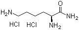 结构式 CAS# 51127-08-3, L-赖氨酰胺二盐酸盐