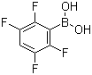 结构式 CAS# 511295-01-5, 2,3,5,6-四氟苯硼酸