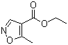 结构式 CAS# 51135-73-0, 5-甲基-4-异噁唑甲酸乙酯