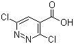 3,6-二氯哒嗪-4-羧酸分子结构 (CAS 51149-08-7)