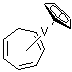 结构式 CAS# 51203-49-7, (pi-环庚三烯)(pi-环戊二烯)钛