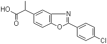 苯恶洛芬分子结构 (CAS 51234-28-7)