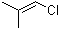 structure of CAS# 513-37-1, 2,2-Dimethylvinyl chloride;Isocrotyl chloride; alpha-Chloroisobutylene; beta,beta-Dimethylvinyl chloride