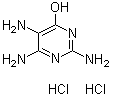 structure of CAS# 51324-37-9, 2,5,6-Triamino-4-hydroxypyrimidine dihydrochloride;2,5,6-Triamino-4-oxo-1H-pyrimidine dihydrochloride