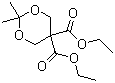 structure of CAS# 51335-75-2, 2,2-Dimethyl-[1,3]dioxane-5,5-dicarboxylic acid diethyl ester;2,2-Dimethyl-5,5-dicarbethoxy-1,3-dioxane; NSC 147806; NSC 693437