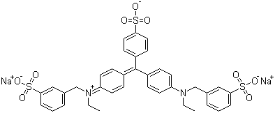 结构式 CAS# 5141-20-8, 亮绿 SF