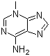 structure of CAS# 5142-23-4, 6-Amino-3-methylpurine;3-Methyladenine; 3-Methyl-6-aminopurine; N3-Methyladenine; NSC 66389
