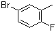 structure of CAS# 51437-00-4, 5-Bromo-2-fluorotoluene ;4-Bromo-1-fluoro-2-methylbenzene