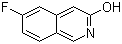 structure of CAS# 51463-15-1, 6-Fluoroisoquinolin-3-ol;6-Fluoro-3-hydroxyisoquinoline