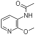 structure of CAS# 51468-07-6, 3-Acetylamino-2-methoxypyridine;N-(2-Methoxy-3-pyridinyl)acetamide