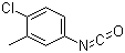 structure of CAS# 51488-20-1, 3-Methyl-4-chlorophenyl isocyanate;4-Chloro-3-methylphenyl isocyanate; 4-Chloro-m-tolyl isocyanate