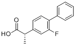 结构式 CAS# 51543-39-6, (S)-氟比洛芬