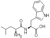 结构式 CAS# 5156-22-9, L-亮氨酰-L-色氨酸