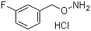 structure of CAS# 51572-90-8, O-[(3-Fluorophenyl)methyl]hydroxylamine hydrochloride