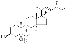 啤酒甾醇分子结构 (CAS 516-37-0)