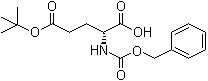 结构式 CAS# 51644-83-8, N-[苄氧羰基]-D-谷氨酸 5-叔丁基酯