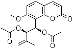 结构式 CAS# 51650-59-0, 二乙酸长叶九里香内酯二醇酯