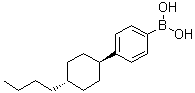 structure of CAS# 516510-90-0, [4-(trans-4-Butylcyclohexyl)phenyl]boronic acid