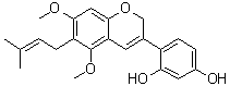结构式 CAS# 517885-72-2, 去氢粗毛甘草素 D