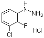 structure of CAS# 517920-75-1, 3-Chloro-2-fluorophenylhydrazine hydrochloride