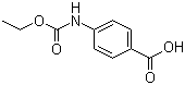 structure of CAS# 5180-75-6, 4-[(Ethoxycarbonyl)amino]benzoic acid