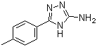 structure of CAS# 51884-11-8, 5-(4-Methylphenyl)-4H-1,2,4-triazol-3-amine