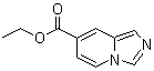 结构式 CAS# 518979-75-4, 咪唑并[1,5-a]吡啶-7-甲酸乙酯