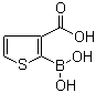 structure of CAS# 519054-53-6, 2-Borono-3-thiophenecarboxylic acid