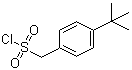 结构式 CAS# 519056-61-2, [4-(叔丁基)苯基]甲磺酰氯