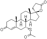 螺内酯分子结构 (CAS 52-01-7)