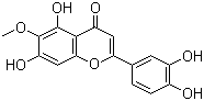 structure of CAS# 520-11-6, Nepetin;6-Methoxyluteolin; Eupafolin; NSC 122416; 3',4',5,7-Tetrahydroxy-6-methoxyflavone