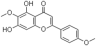 structure of CAS# 520-12-7, Pectolinarigenin