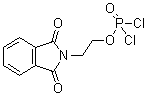 结构式 CAS# 52198-45-5, 2-邻苯二甲酰亚胺基乙基二氯磷酸酯