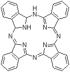 5,28-二氢-29H,31H-酞菁分子结构 (CAS 521983-41-5)