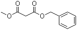 结构式 CAS# 52267-39-7, 丙二酸甲基苄基酯; 1-甲基 3-苄基丙二酸酯