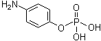 structure of CAS# 52331-30-3, 4-Aminophenyl phosphate;4-Aminophenyl dihydrogen phosphate; p-Aminophenyl dihydrogen phosphate; p-Aminophenyl phosphate