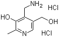 structure of CAS# 524-36-7, Pyridoxamine dihydrochloride;4-(Aminomethyl)-5-hydroxy-6-methyl-3-pyridinemethanol dihydrochloride