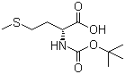 structure of CAS# 5241-66-7, BOC-D-Methionine;Boc-D-Met-OH; N-tert-Butoxycarbonyl-D-methionine