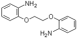 structure of CAS# 52411-34-4, 2,2'-(Ethylenedioxy)dianiline  ;2-[2-(2-Aminophenoxy)ethoxy]phenylamine