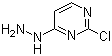 structure of CAS# 52476-87-6, 2-Chloro-4-hydrazinopyrimidine
