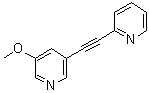 3-甲氧基-5-(2-吡啶基乙炔基)吡啶分子结构 (CAS 524924-76-3)