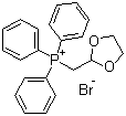 structure of CAS# 52509-14-5, (1,3-Dioxolan-2-ylmethyl)triphenylphosphonium bromide;1,3-dioxolan-2-ylmethyl(triphenyl)phosphanium;bromide