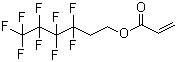 结构式 CAS# 52591-27-2, 2-(全氟丁基)乙基丙烯酸酯