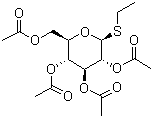 结构式 CAS# 52645-73-5, 乙基 2,3,4,6-O-四乙酰基-alpha-D-硫代吡喃葡萄糖苷