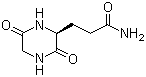 结构式 CAS# 52662-00-7, 环(甘氨酰-L-谷氨酰胺酰)