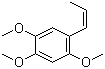 结构式 CAS# 5273-86-9, (Z)-1,2,4-三甲氧基-5-丙烯基苯; 顺式细辛脑