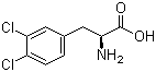 structure of CAS# 52794-99-7, 3,4-Dichloro-L-phenylalanine;L-3,4-Dichlorophenylalanine; (2S)-2-Amino-3-(3,4-dichlorophenyl)propanoic acid