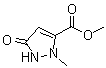 结构式 CAS# 52867-42-2, 2,5-二氢-2-甲基-5-氧代-1H-吡唑-3-羧酸甲酯