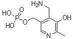 结构式 CAS# 529-96-4, 吡哆胺 5'-磷酸酯